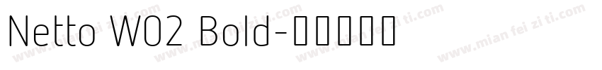 Netto W02 Bold字体转换